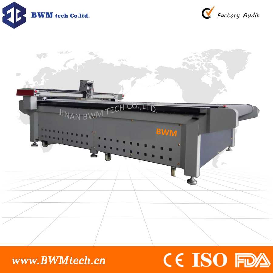 BWM-V1813 CNC Oscillating Knife Garment Fabric Cutting Machine