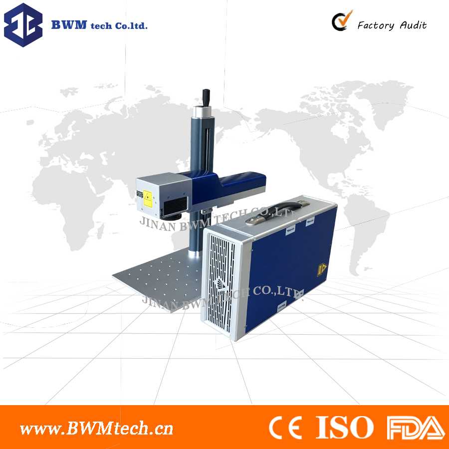 BWM-B20/30/50/60 Portable Fiber Laser Marking Machine 